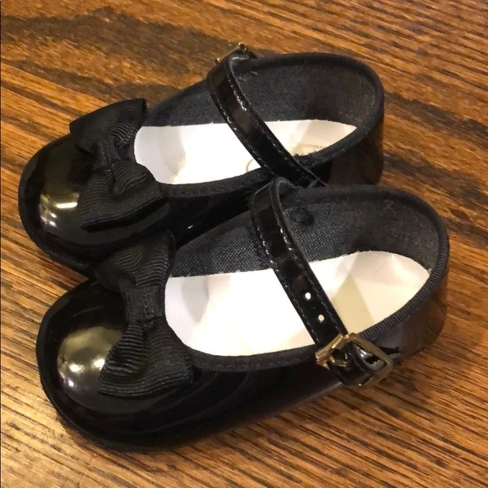 Wee Kids Black Dress Shoes